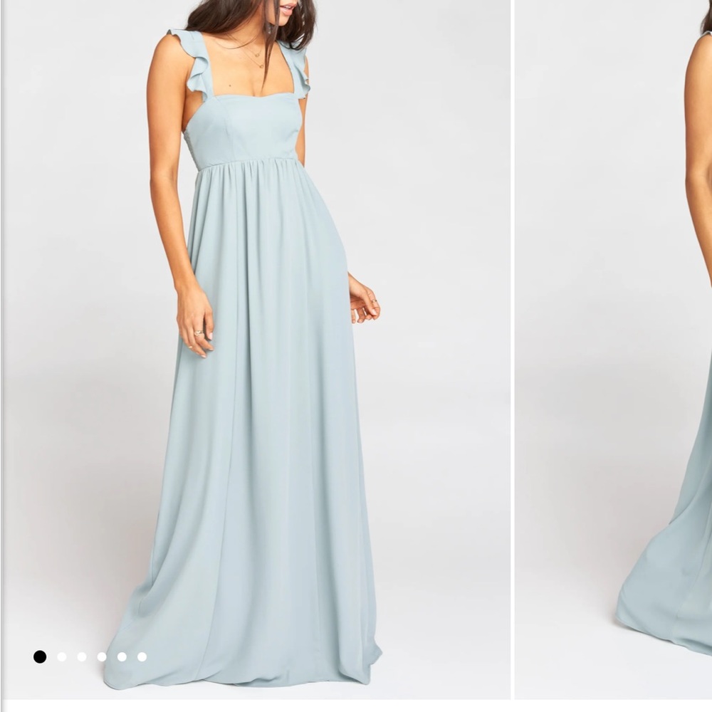 June maxi dress - silver sage crisp (show me your mumu)